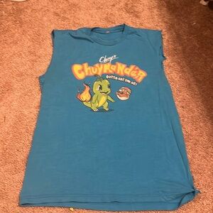 Selling a Pokémon muscle tee